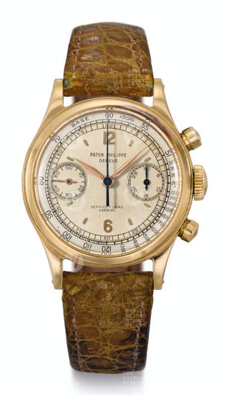 patek philippe pink gold chronograph ref. 1463|PATEK PHILIPPE, PINK GOLD CHRONOGRAPH, REF. 1463.